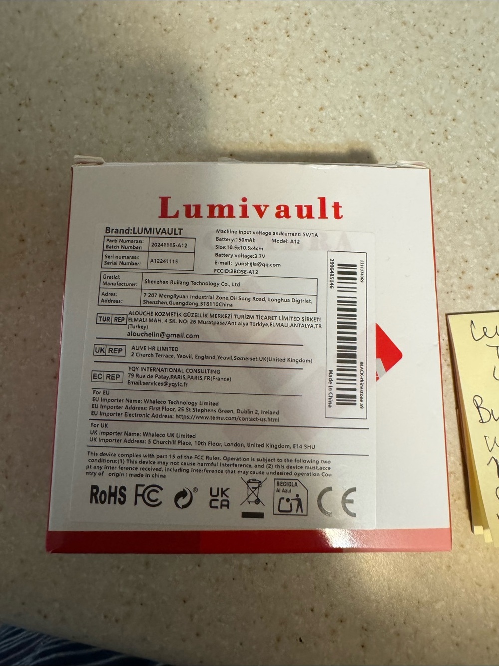 Lumivault VR Accessory small camera